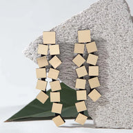 PENDIENTES BAUHAUS SQUARE LONG