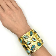 BRAZALETE TURQUESAS