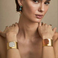 BRAZALETE PIEDRA BLANCA