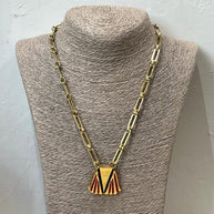 COLLAR ARANCHA VERDE