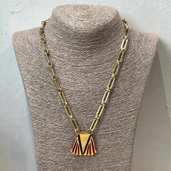 COLLAR ARANCHA VERDE