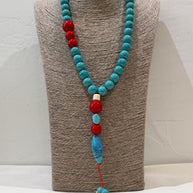 COLLAR KOMBOLOI TURQUESA