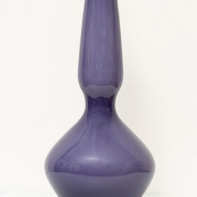 JARRÓN CRISTAL MALVA