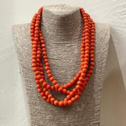 COLLAR FLORENCIA CORAL