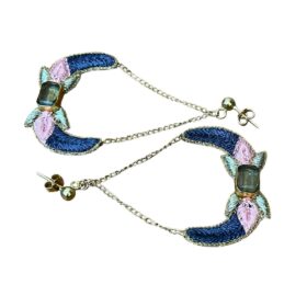 PENDIENTES BORDADOS BALANDRO