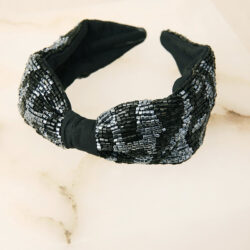DIADEMA ANIMAL PRINT AZUL