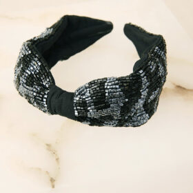 DIADEMA ANIMAL PRINT AZUL