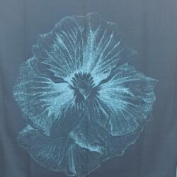 PAÑUELO CUADRADO 110X110 BLUE FLOWER