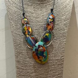 COLLAR RAINBOW CARAMEL