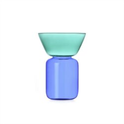 JARRON PEQUEÑO AZUL Y VERDE