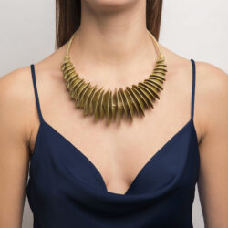 COLLAR BAILONG WHITE GOLD