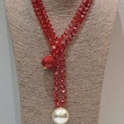 COLLAR NAPOLES - ROSSO