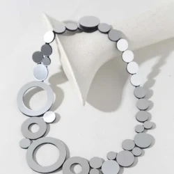 COLLAR ABSTRACTION NEW SILVER