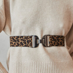 CINTURÓN ELÁSTICO ANIMAL PRINT