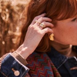 ANILLO TRENZADO DORADO