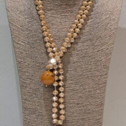 COLLAR NAPOLES - CRUDO Y MOSTAZA