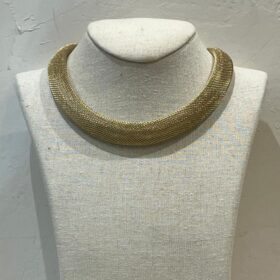 COLLAR CADENA TRENZADA.