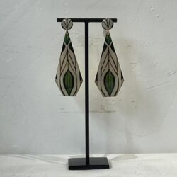 PENDIENTES ÉCLAT VERT GRANDE