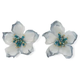 PENDIENTES CACHACA AZUL