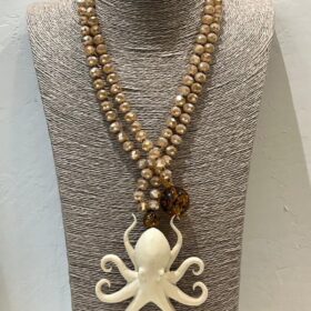 COLLAR PULPO BLANCO