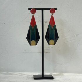 PENDIENTES VELOUR DÉCO GRANDE