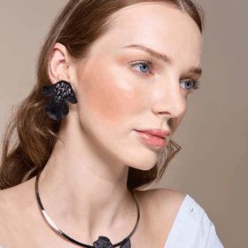 PENDIENTES SUCREÑA NEGRO