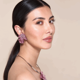 PENDIENTES SUCREÑA ROSA POCHO