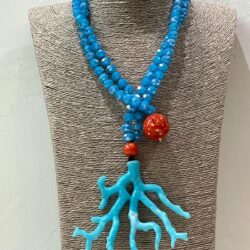 COLLAR CORAL AZUL