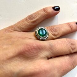 ANILLO CÍRCULO AGATA VERDE