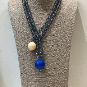 COLLAR SPHERA AZUL TORNASOL