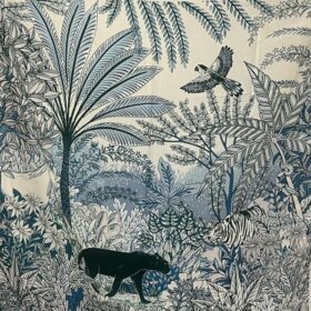 PAÑUELO CUADRADO 140x140 PANTHERE BLEUE
