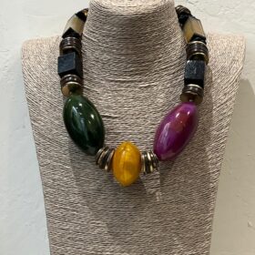 COLLAR ANTILLAS FUCSIA