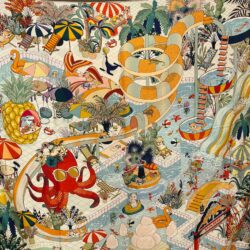 PAÑUELO CUADRADO 70x70 AQUA CLARA