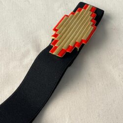 CINTURÓN ELÁSTICO HEBILLA EMPIRE CORAL