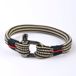 PULSERA NAVY BEIGE Y REMATE NAVY