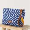 BOLSO CARTERA DE MANO AZUL