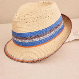 SOMBRERO BORSALINO AZUL