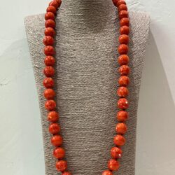 COLLAR LARGO BIGLIA CORAL