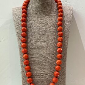 COLLAR LARGO BIGLIA CORAL