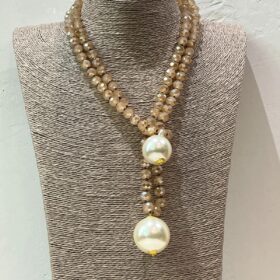 COLLAR SPHERA PERLAS