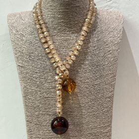 COLLAR SPHERA AMBAR DOS